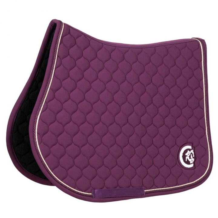 Saddle Pad Onion Quilt 3D Logo Purple in the group Horse Tack / Saddle Pads / All-Purpose & Jumping Saddle Pads at Equinest (4272875SJPU_r)