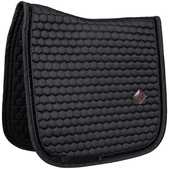Dressage Saddle Pad Glitter Band Black in the group Horse Tack / Saddle Pads / Dressage Saddle Pad at Equinest (4273001DRBA_r)