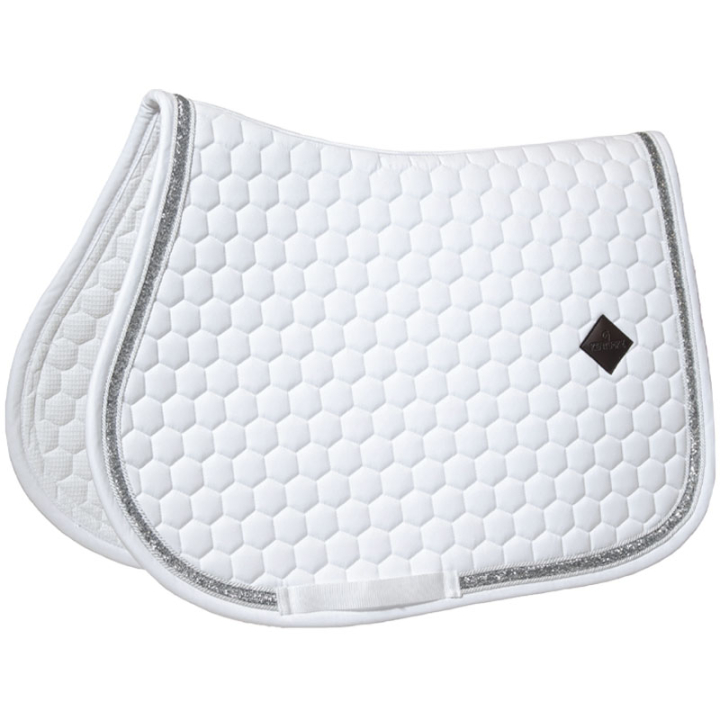 Saddle Pad Glitter Band White/Silver in the group Horse Tack / Saddle Pads / All-Purpose & Jumping Saddle Pads at Equinest (427300242SJWHSI_r)
