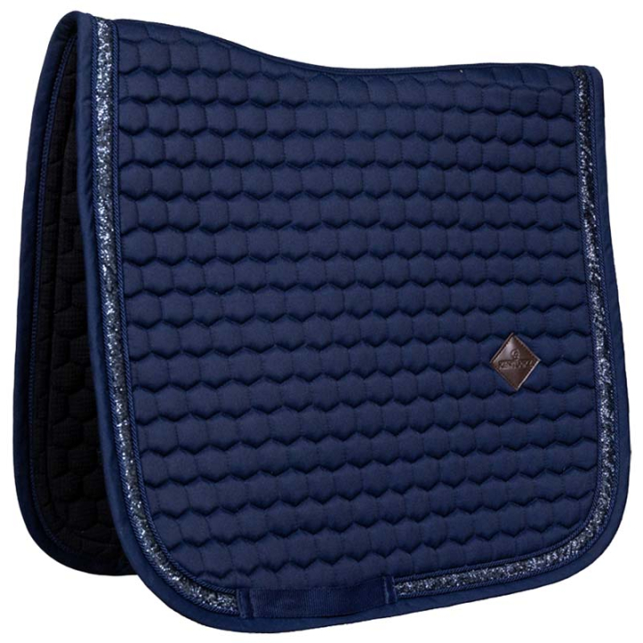 Dressage Saddle Pad Glitter Band Navy Blue in the group Horse Tack / Saddle Pads / Dressage Saddle Pad at Equinest (4273003DRNA_r)