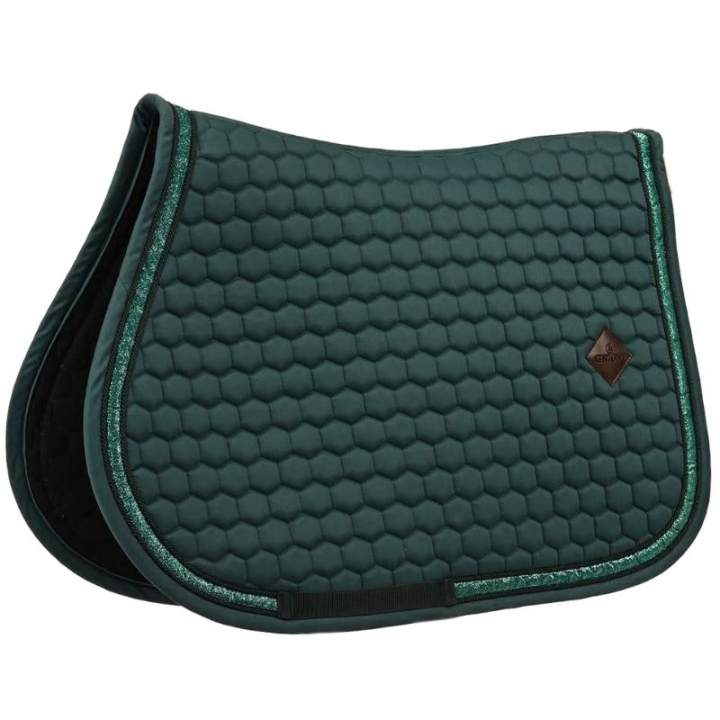 Saddle Pad Glitter Band Emerald Green in the group Horse Tack / Saddle Pads / All-Purpose & Jumping Saddle Pads at Equinest (4273071SJSGN_r)