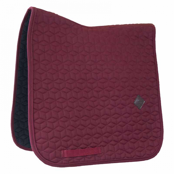 Dressage Saddle Pad Classic Wine Red in the group Horse Tack / Saddle Pads / Dressage Saddle Pad at Equinest (42803DrVn_r)