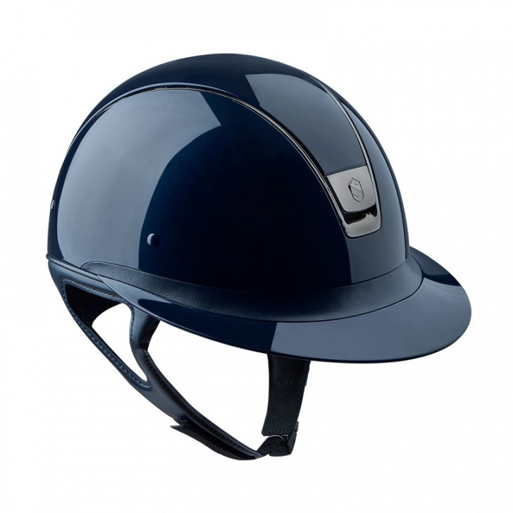 Miss Shield Glossy Navy in the group Riding Equipment / Riding Helmets / Wide Peak Riding Helmets at Equinest (43078Ma_r)