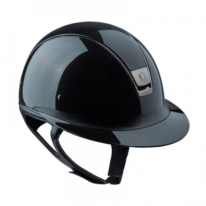 Miss Shield Glossy Black in the group Riding Equipment / Riding Helmets / Wide Peak Riding Helmets at Equinest (43078Sv_r)
