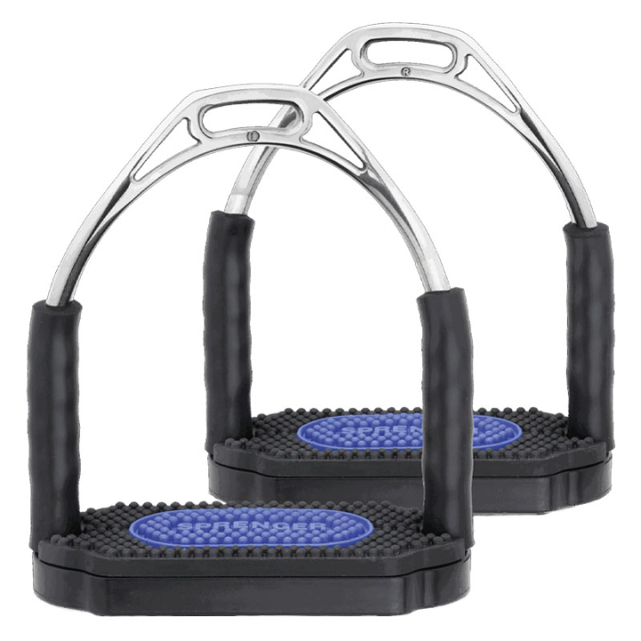 Stirrups Bow Balance Black/Silver  in the group Horse Tack / Stirrups at Equinest (4426611255BASI_r)