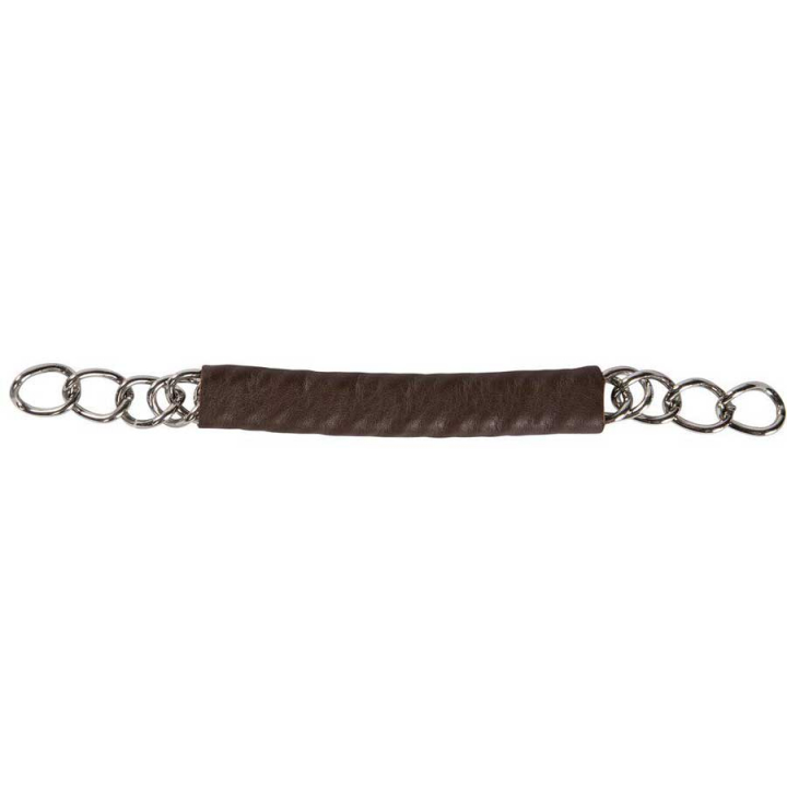 Cheek Chain with Tunnel Brown in the group Horse Tack / Bits / Bit Accessories at Equinest (442811BR)
