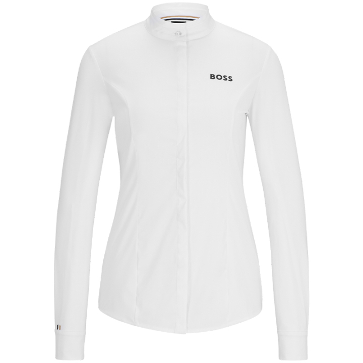 Show Shirt Emma White in the group Equestrian Clothing / Riding Shirts / Show Shirts at Equinest (4613B1W04011WH_r)