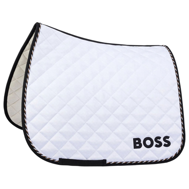 Dressage Saddle Pad Signature White in the group Horse Tack / Saddle Pads / Dressage Saddle Pad at Equinest (4620B1H07031WH_r)