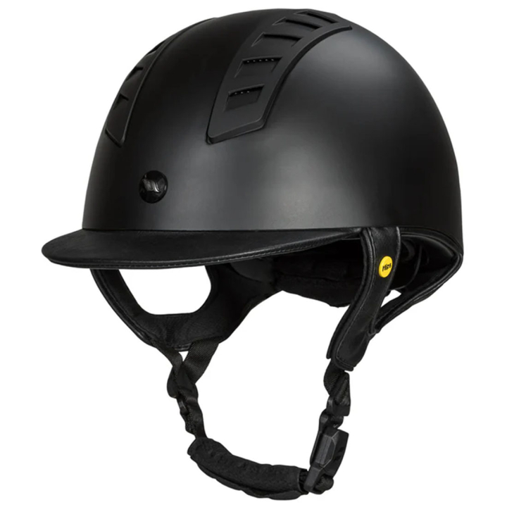 Riding Helmet MIPS Neoz Smooth Top Black in the group Riding Equipment / Riding Helmets / MIPS Riding Helmets at Equinest (47300001BA_r)