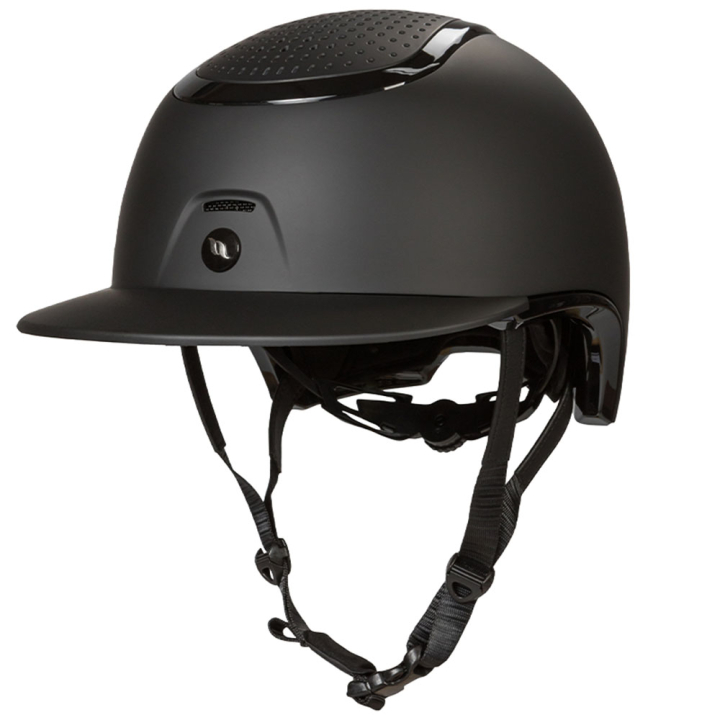 Riding Helmet MIPS Strixx Wide Peak Matte/Glossy Black in the group Riding Equipment / Riding Helmets / MIPS Riding Helmets at Equinest (47510001BA_r)