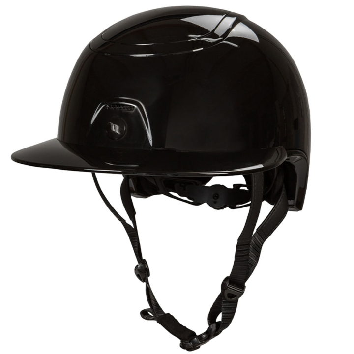 Riding Helmet MIPS Strixx Competition Wide Peak Glossy Black in the group Riding Equipment / Riding Helmets / MIPS Riding Helmets at Equinest (47530001BA_r)