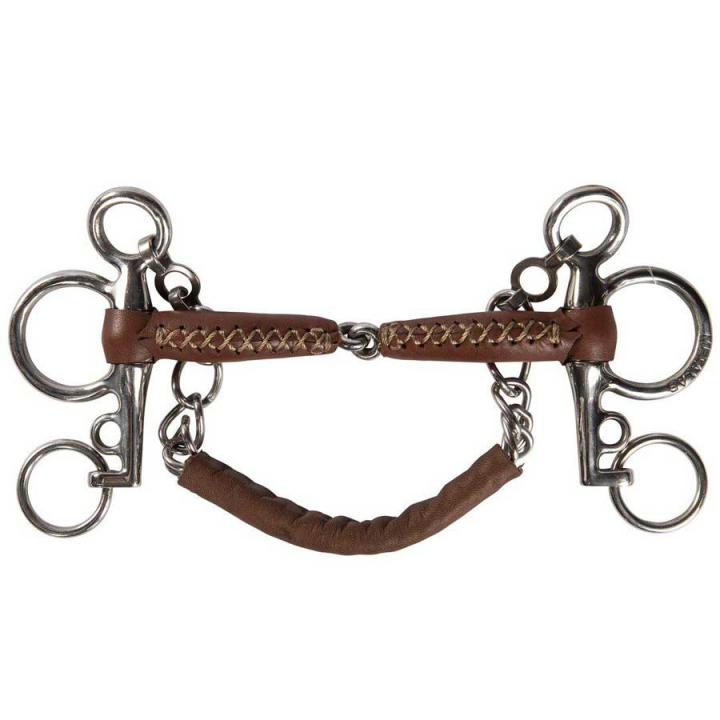 Pelham Bit Leather Pinchless in the group Horse Tack / Bits / Pelham Bits at Equinest (482015_r)