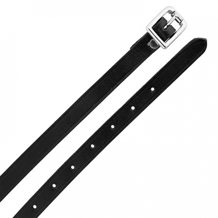 Spur Straps Leather 16mm Black/Silver in the group Riding Equipment / Spurs at Equinest (484050BASI)
