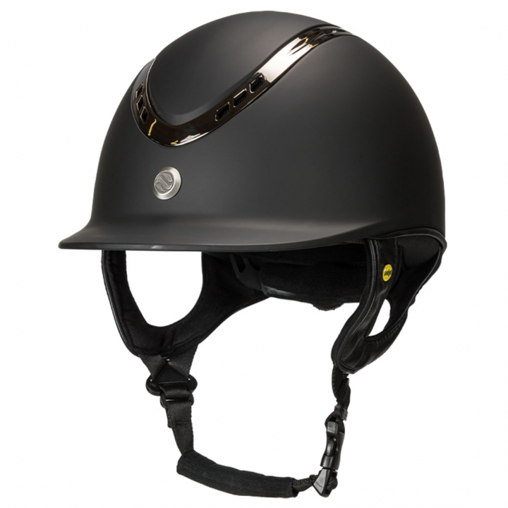 Riding Helmet EQ3 Pardus with Screw Smooth Top Black. in the group Riding Equipment / Riding Helmets / MIPS Riding Helmets at Equinest (49420000BA)