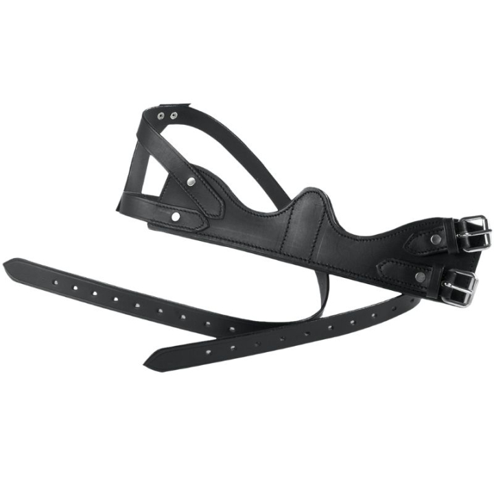 Cribbing strap Leather Soft Padded Black in the group Horse Tack / Horse Tack Accessories at Equinest (502000BA)