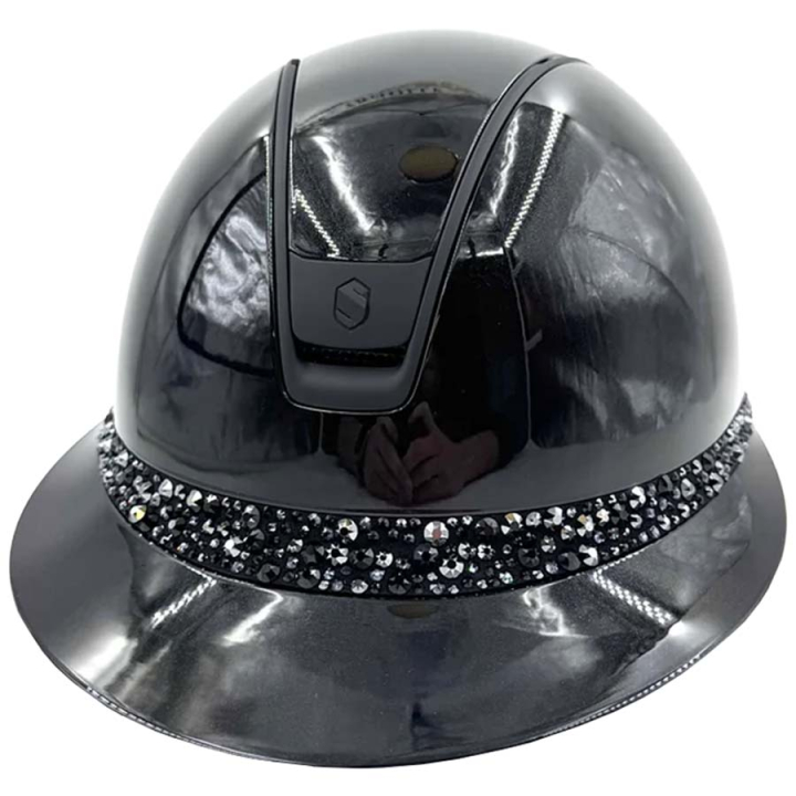Riding Helmet Miss Shield 2.0 Glossy Glacier Matt Trim Black in the group Riding Equipment / Riding Helmets / Wide Peak Riding Helmets at Equinest (50337BLKBLKLBA_r)