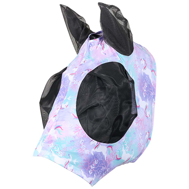 Fly Veil Lycra Unicorn HG Purple in the group Fly Protection / Fly Masks & Nose Nets at Equinest (50666010142PU_r)