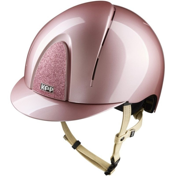 Riding Helmet Smart Nova Metal Polish Star Cream Strap Pink/Pink in the group Riding Equipment / Riding Helmets / Standard Visor Riding Helmets at Equinest (51090042141402PKPK_r)