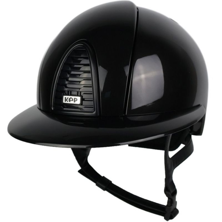 Riding Helmet Cromo 2.0 Shine Polo Black/Black in the group Riding Equipment / Riding Helmets / Wide Peak Riding Helmets at Equinest (51090212020002BABA_r)