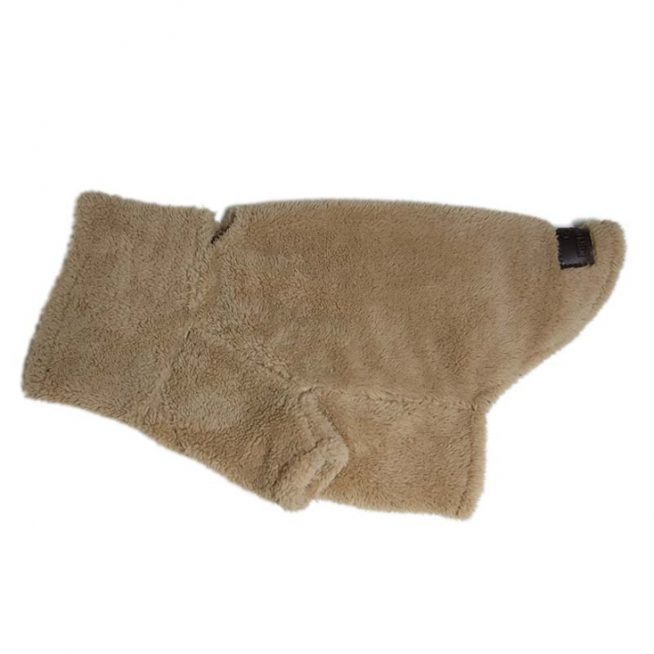 Dog Sweater Teddy Fleece Beige in the group Dog / Dog Coats & Dog Sweathers at Equinest (52156Be_r)