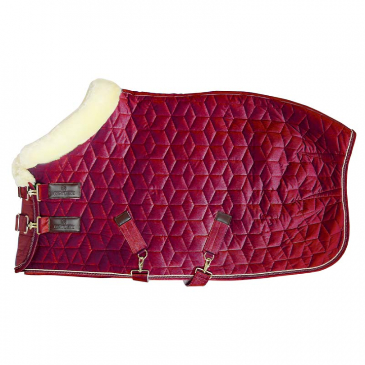Competition Blanket Velvet Bordeaux in the group Horse Rugs / Show Rugs & Travel Rugs at Equinest (52171Vn_r)