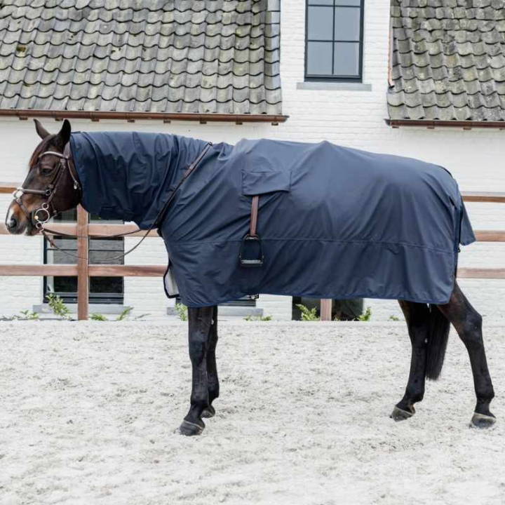 Riding Rain Rug Hurricane Navy Blue in the group Horse Rugs / Exercise Sheets at Equinest (52190BL)