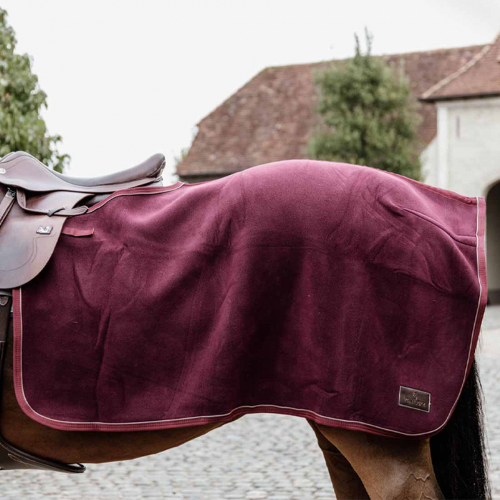 Quarter Rug Heavy Fleece Bordeaux in the group Horse Rugs / Exercise Sheets at Equinest (52208RE_r)