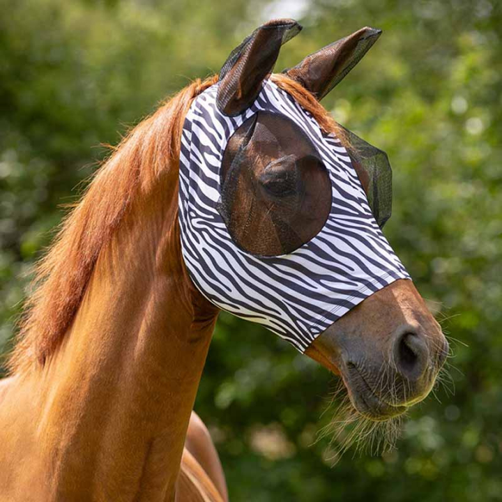 Fly Veil Super Bug Zebra Black/White in the group Fly Protection / Fly Masks & Nose Nets at Equinest (5344ZEB1BAWH_r)