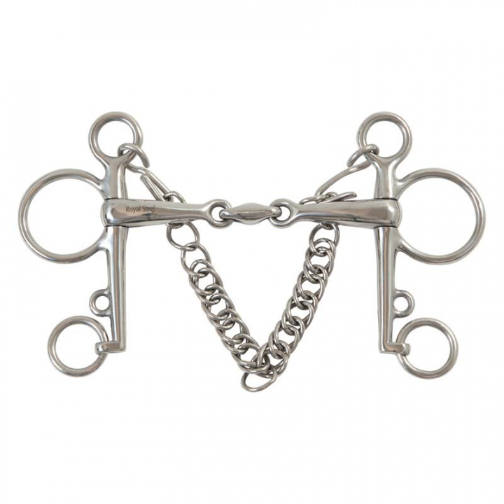 Pelham Bit Double Jointed HG in the group Horse Tack / Bits / Pelham Bits at Equinest (53521SI)