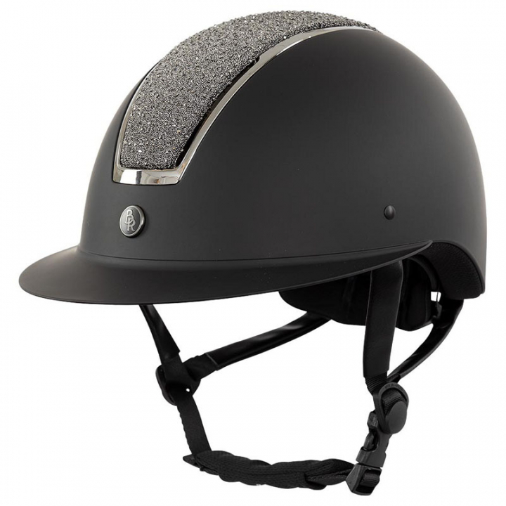 Riding Helmet Omega Glamourous Black/Gunmetal in the group Riding Equipment / Riding Helmets / Wide Peak Riding Helmets at Equinest (541038BA)