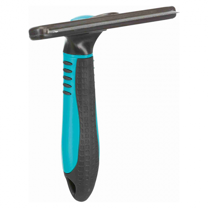 Coat Scraper Black/Turquoise in the group Dog / Dog Brushes, Combs & Slickers at Equinest (54482018GR)