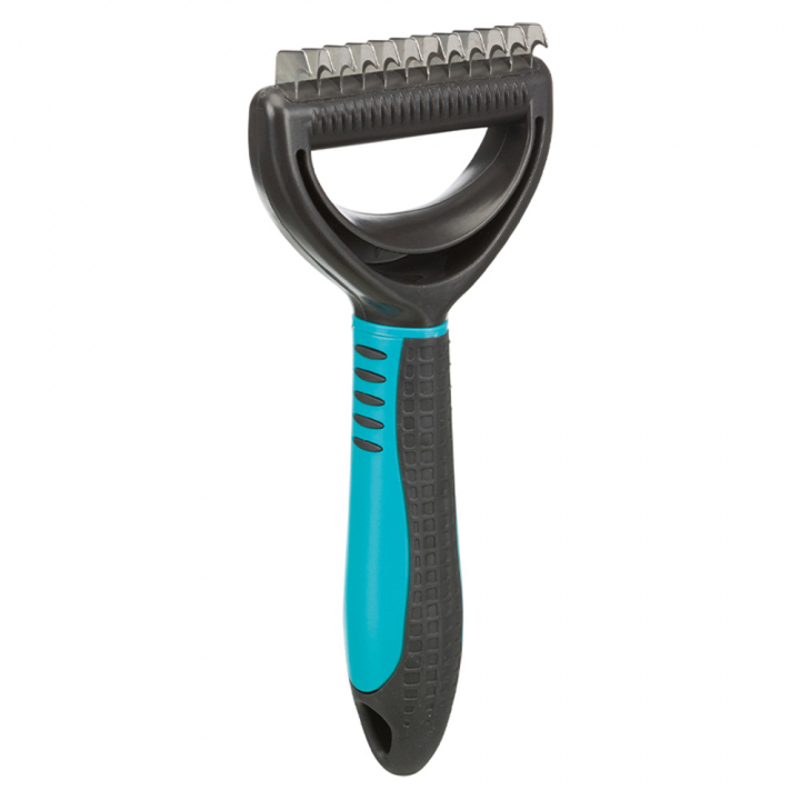 Coat Scraper Universal Black/Turquoise in the group Grooming & Health Care / Horse Brushes / Shedding Blades & Stripping Stones at Equinest (54490001BA)