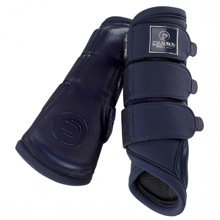 Brushing Boots Softshell Mesh Platinum 0Pure Navy in the group Horse Tack / Leg Protection / Brushing Boots & Dressage Boots at Equinest (555031862NA)