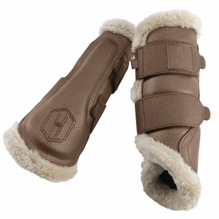 Brushing Boots Stingray Fauxfur Heritage Beige in the group Horse Tack / Leg Protection / Brushing Boots & Dressage Boots at Equinest (555057863070BE_r)