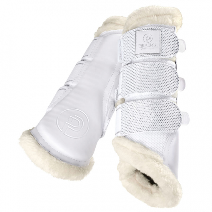 Brushing Boots Mesh EVO-Wool Platinum Pure 0White in the group Horse Tack / Leg Protection / Brushing Boots & Dressage Boots at Equinest (555131663WH)