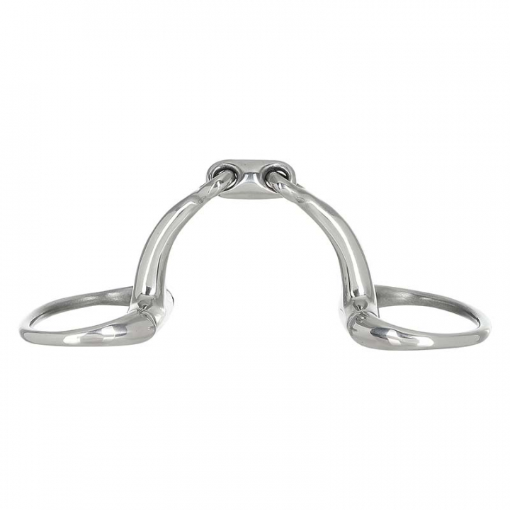 Double Jointed bit Anir with Fixed Rings in the group Horse Tack / Bits / Eggbut Bits at Equinest (55591SI)