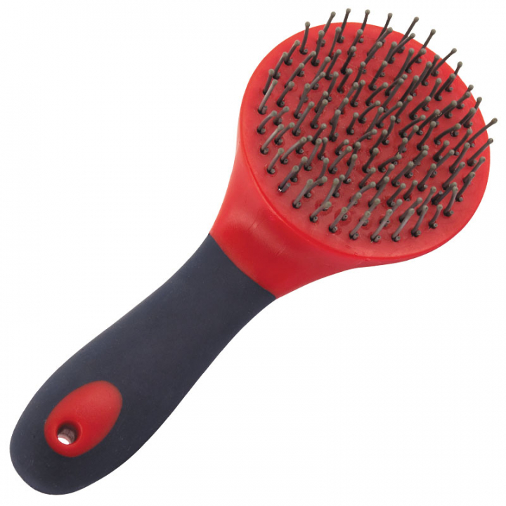 Mane & Tail Brush SoftTouch HG Red/0Navy in the group Grooming & Health Care / Horse Brushes / Mane & Tail Brushes at Equinest (55910010RENA)
