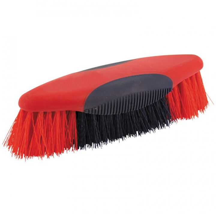 Curry Comb SoftTouch HG Red/Navy in the group Grooming & Health Care / Horse Brushes / Dandy Brushes & Dust Brushes at Equinest (55930010RENA)
