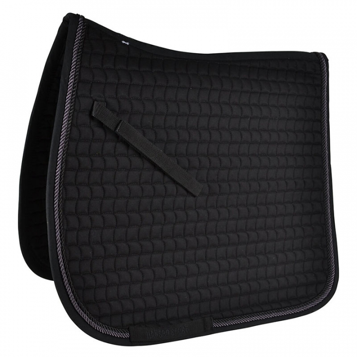 Dressage Saddle Pad Club Black/Grey in the group Horse Tack / Saddle Pads / Dressage Saddle Pad at Equinest (600040DRBA)