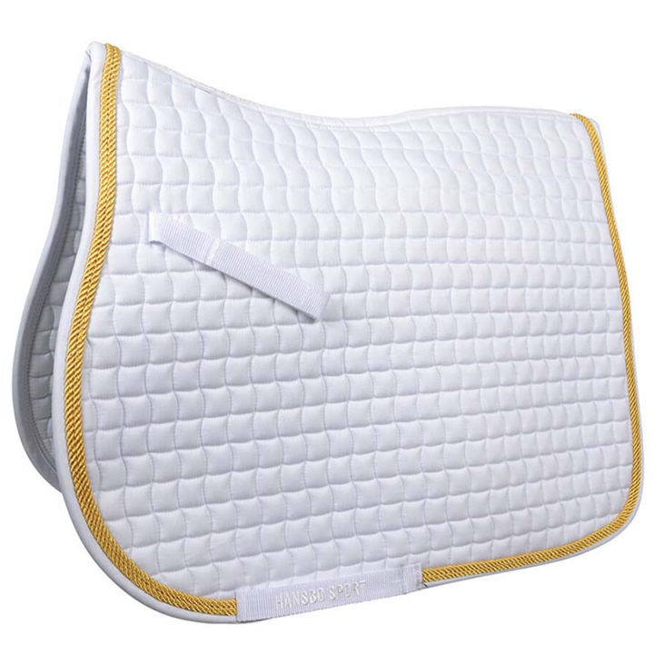 Allround Saddle Pad Club White/Gold in the group Horse Tack / Saddle Pads / All-Purpose & Jumping Saddle Pads at Equinest (600040WHGO)