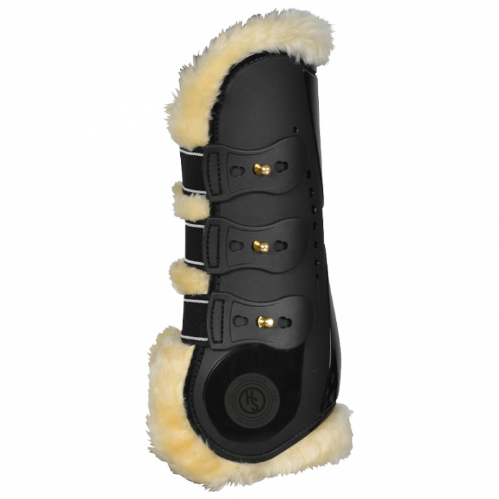Tendon Boots TECHSafe Fauxfur Black in the group Horse Tack / Leg Protection / Tendon Boots at Equinest (600601BA)