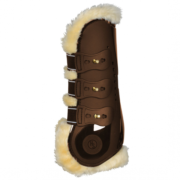 Tendon Boots TECHSafe Fauxfur Brown in the group Horse Tack / Leg Protection / Tendon Boots at Equinest (600601BR)