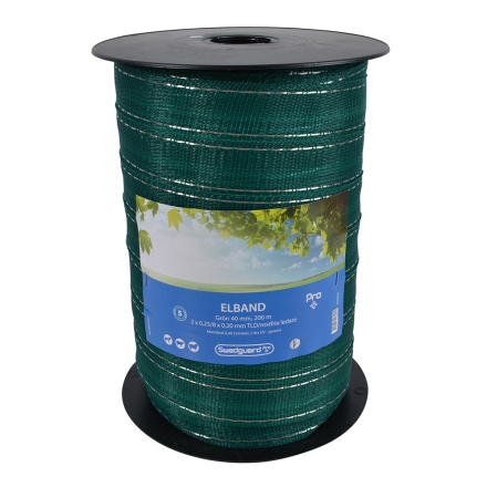 Electric Tape 40mm Green 200m in the group Stable & Paddock / Fencing / Fencing Rope & Fencing Tape at Equinest (600840)