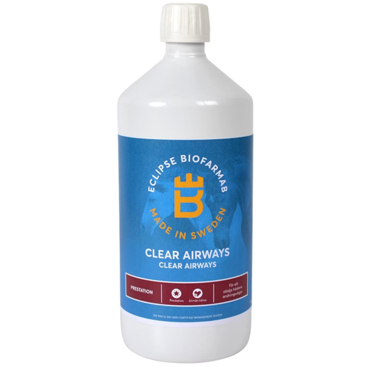 Clear Airways 1L in the group Supplements / Horse Supplements / Breathing & Respiratory at Equinest (600983)