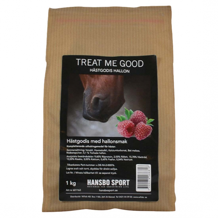 Horse Treats HS Treat Me Good Raspberry 1kg in the group Grooming & Health Care / Horse Treats at Equinest (601162RASP-1000)