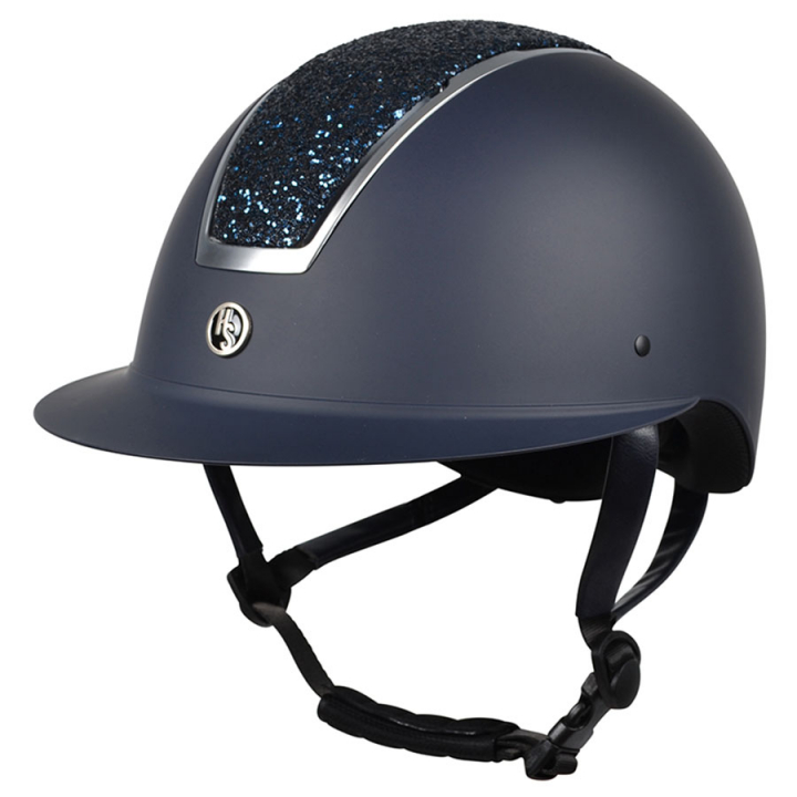 Riding Helmet HS Vision Tech Profile Glitter Navy Blue in the group Riding Equipment / Riding Helmets / Wide Peak Riding Helmets at Equinest (601372NA)