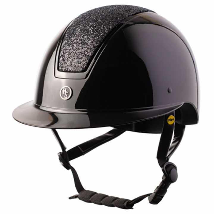 Riding Helmet HS MIPS Vision Glitter Black in the group Riding Equipment / Riding Helmets / MIPS Riding Helmets at Equinest (602801BA)