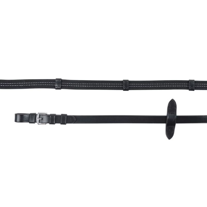 Web Reins with Reflective Details HS Black in the group Riding Equipment / Reflective Equestrian Wear at Equinest (603386BA_r)