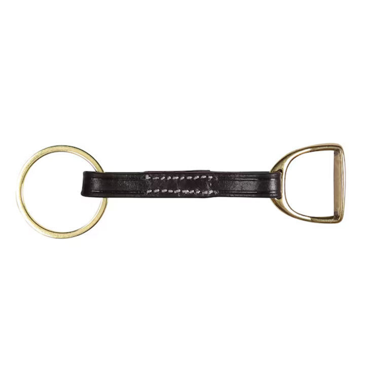 Keychain HS Stigbygel Brown/Gold in the group Equestrian Clothing / Accessories at Equinest (603394BAGO)