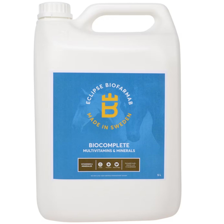BioComplete 5L in the group Supplements / Horse Supplements / Vitamins & Minerals at Equinest (603412)